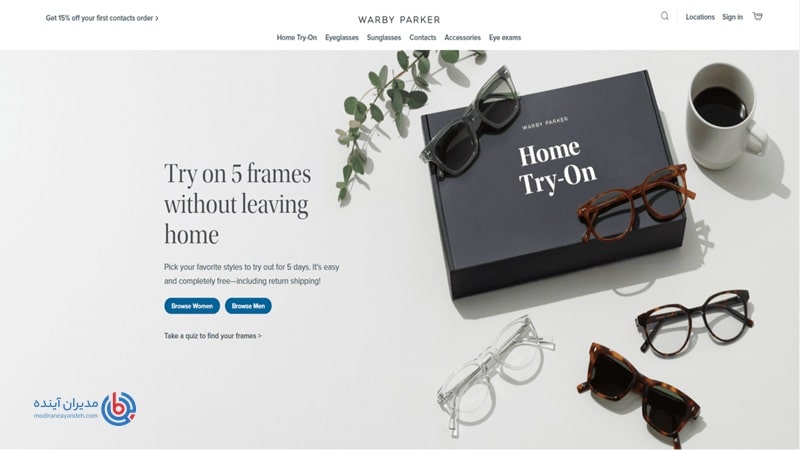 مدل کسب و کار Warby Parker - مدیران آینده